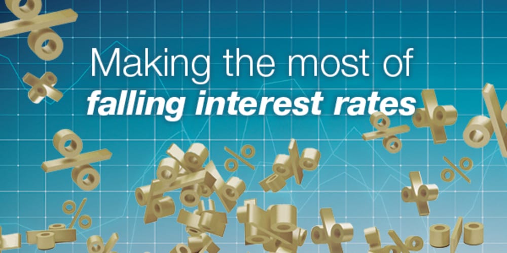 Making The Most Of Falling Interest Rates Financial Foundations Australia